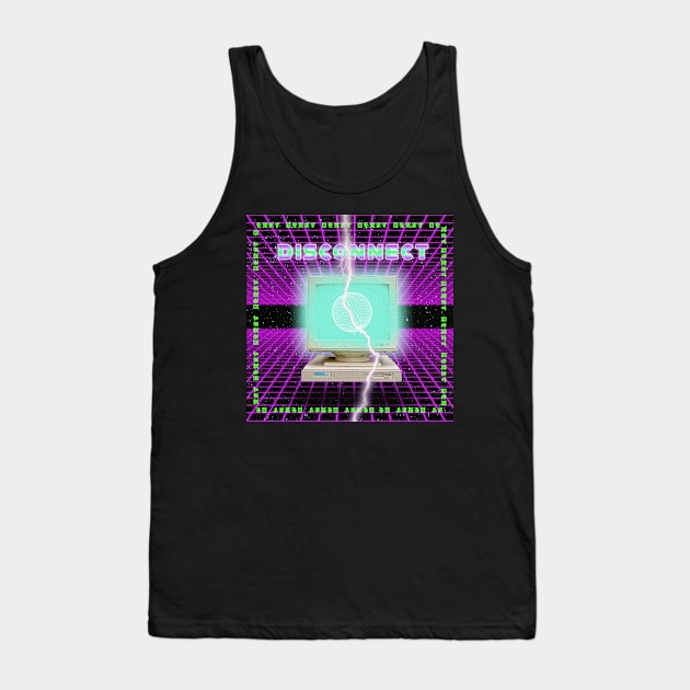 DISCONNECT Tank Top by design-universe